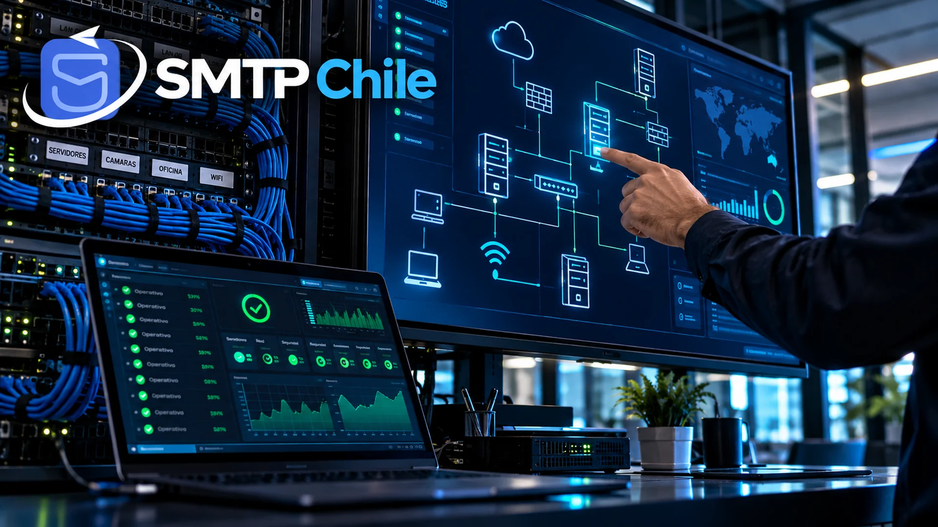Asesoría informática para PyMEs chilenas · SMTP Chile