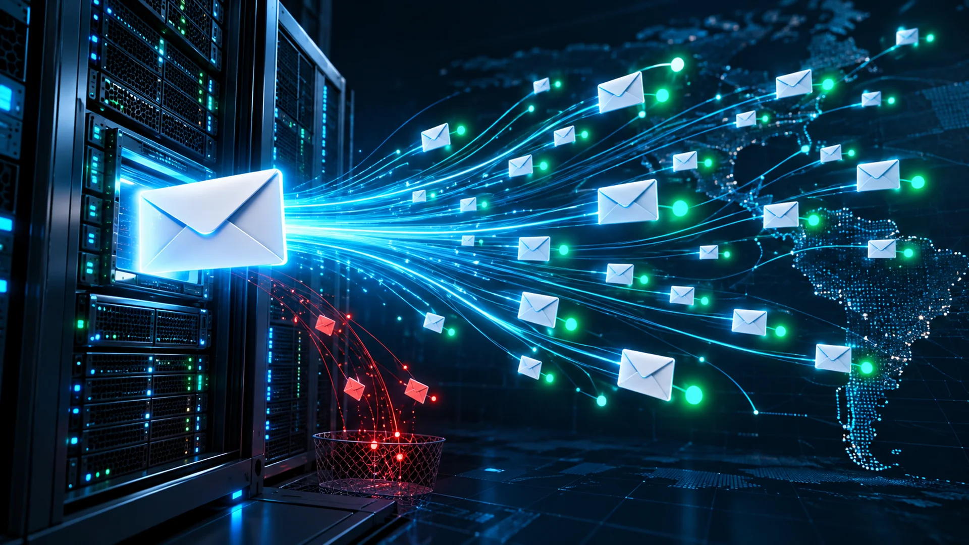 Email marketing con alta tasa de entrega real · SMTP Chile