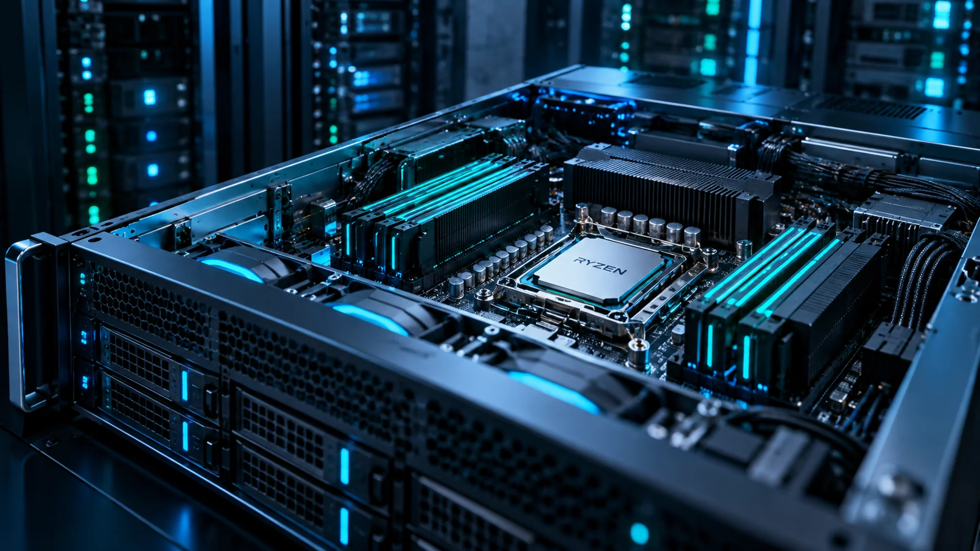 Servidores dedicados Ryzen · Poder bruto chileno · SMTP Chile
